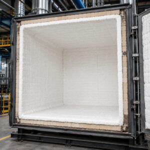 Colcha de fibra cerámica 1430 °C para aislamiento térmico de hornos industriales