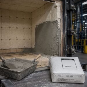 Concreto refractario KAST SET M para reparación de hornos industriales